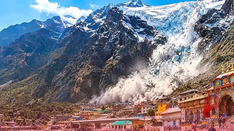 बद्रीनाथ धाम पर मंडराया ग्लेशियर का खतरा, वैज्ञानिकों की चेतावनी से बढ़ी चिंता