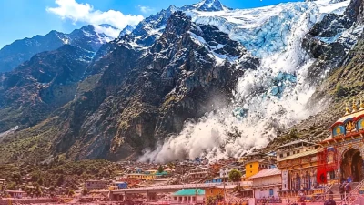 बद्रीनाथ धाम पर मंडराया ग्लेशियर का खतरा, वैज्ञानिकों की चेतावनी से बढ़ी चिंता