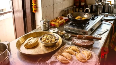 दिवाली स्पेशल: बाजार की मिलावट से बचें, घर पर मावा और ड्राई फ्रूट्स से बनाएं खस्ता गुजिया