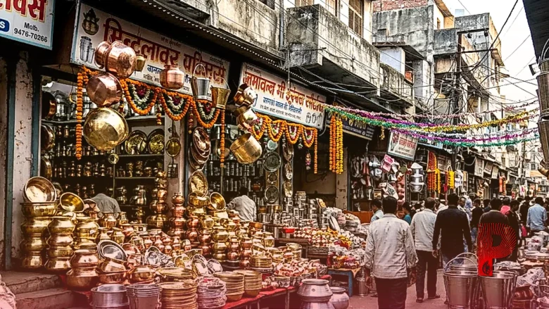 धनतेरस पर चमकने को तैयार जमशेदपुर का बर्तन बाजार: ₹250 किलो से शुरू है रेंज