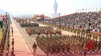 केवड़िया में गूंजा 'वंदे मातरम', 10,000 जवानों की भव्य परेड देख मंत्रमुग्ध हुए प्रधानमंत्री मोदी