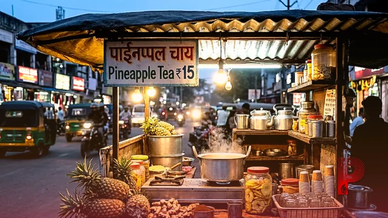 जमशेदपुर में ₹15 की पाइनएप्पल चाय का क्रेज, इस स्टॉल पर शाम को लगती है भीड़