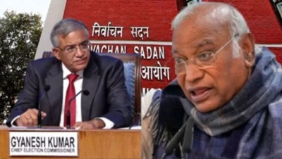 मुख्य चुनाव आयुक्त ज्ञानेश कुमार के खिलाफ विपक्ष का 'जन महाभियोग', मल्लिकार्जुन खरगे बोले- 'निजी बैर नहीं, लेकिन हटाना जरूरी'